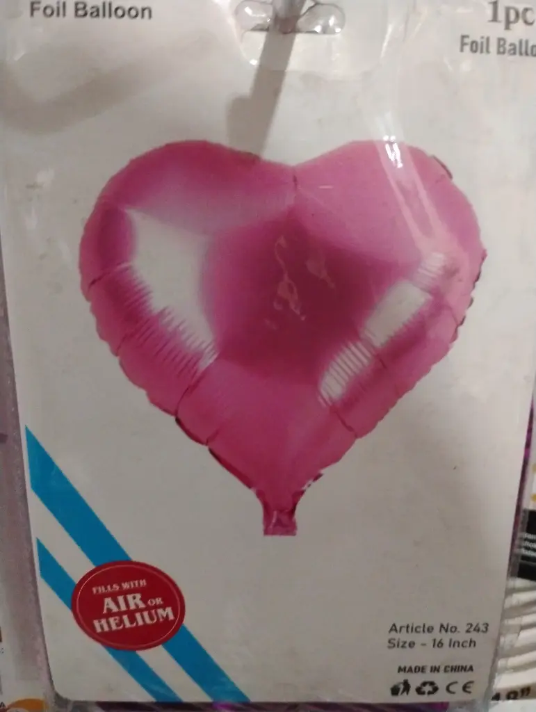 Foil Balloon Heart 18" - All