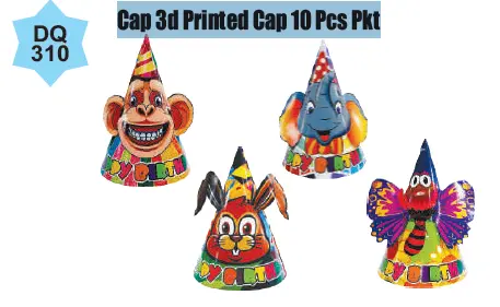 [CP-DQ310] Cap 3D Printed 10 Pcs Pkt