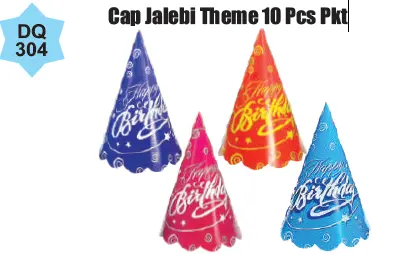 [CP-DQ304] Cap Jalebi Theme 10 Pcs Pkt