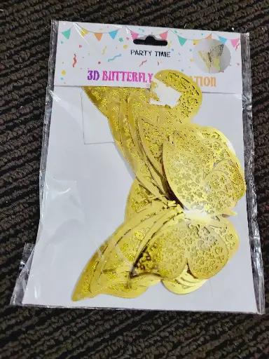 [3D-BFLY] 3D Butterfly - 12 pc