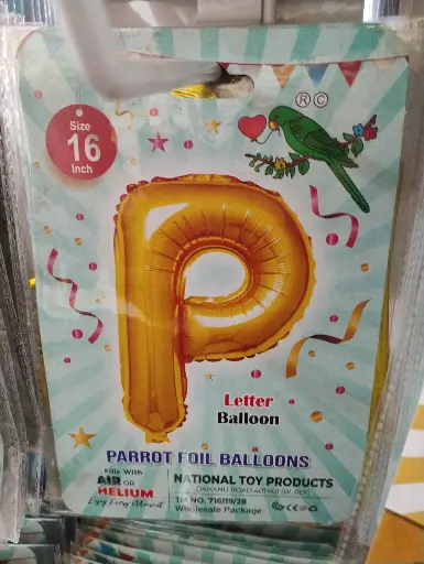 Parrot Foil Balloon 16" Alpha - All
