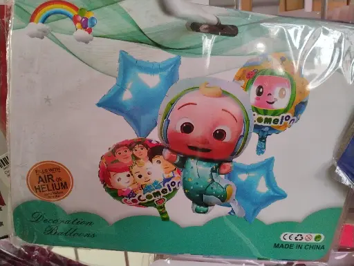 Character Foil Balloon 5pcs - All