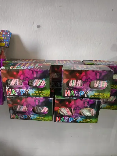 [TWSCAN-12] Twisted Candle 12pcs - Box of 12