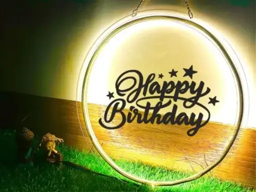 [HBCIR-LED] Happy Birthday Circular LED