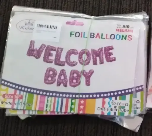 Welcome Baby Foil balloon - 16inch